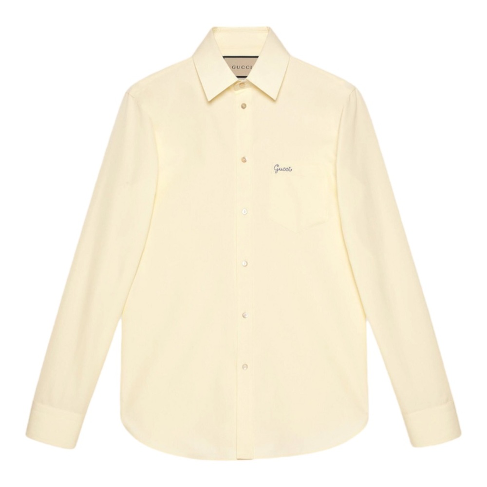 GUCCI Logo Embroidered Shirt
